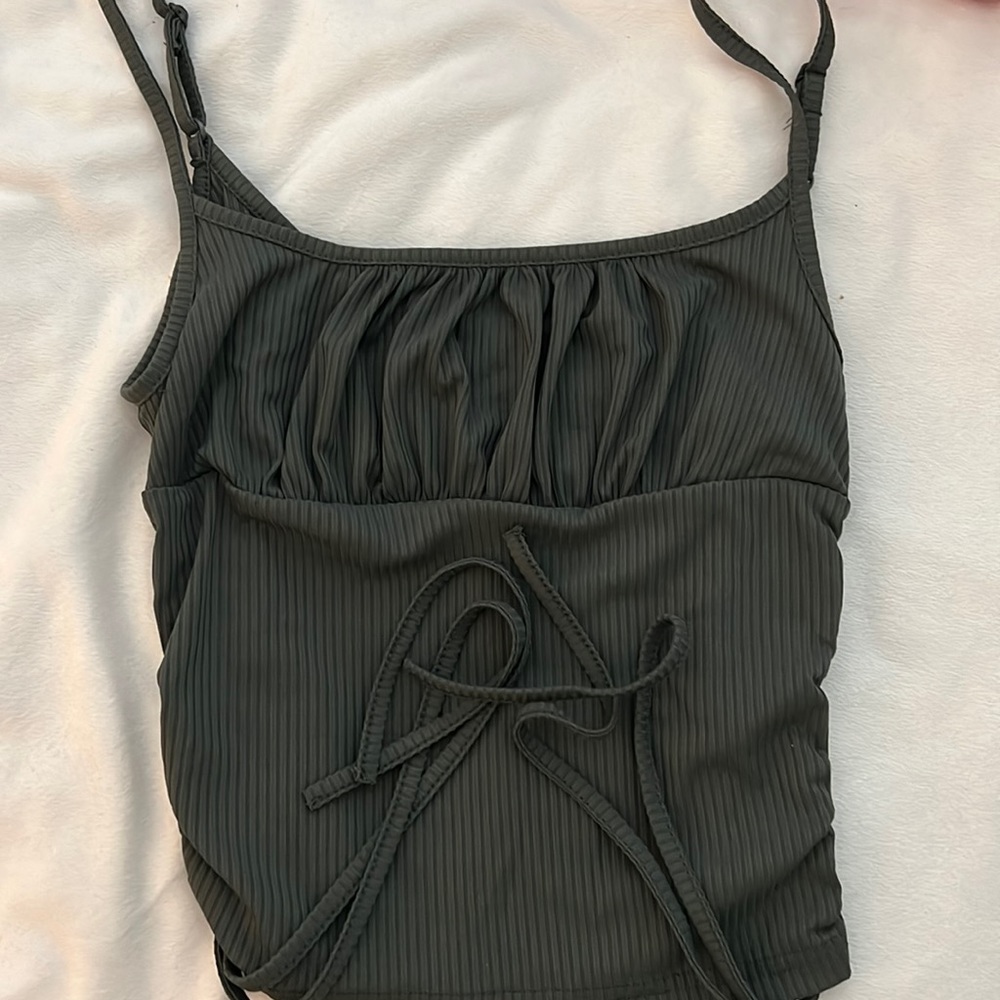 Olive Tank Top Size 6 (Runs Small)
